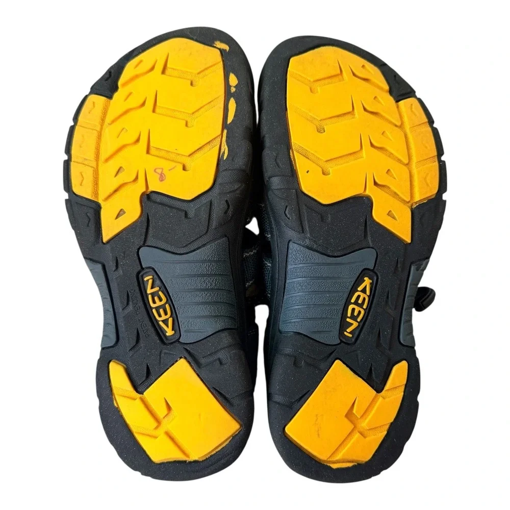 KEEN Newport H2 Waterproof Hiking Sandals Youth Size 4 Teal‎ Black